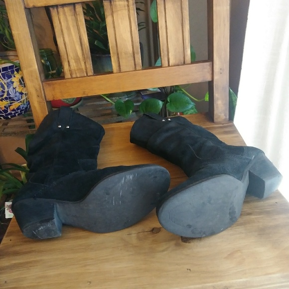 BCBGeneration Cowboy Boots Black Sz 6.5 - Picture 5 of 8